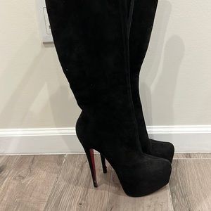 Christian Louboutin Lady Daf Suede Boots